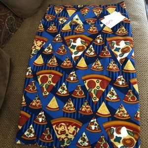 Lularoe Pizza Cassie Skirt